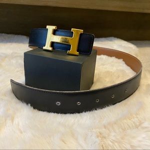 Authentic Hermès reversible belt